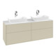 V&B Waschtischunterschrank Finion 160x60cm, Abd.-Pl. wh. m, si Gr m Lac-1