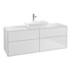 V&B Waschtischunterschrank Finion 160x60cm, Abd.-Pl. wh. m, wh. m lacquer-1