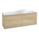 V&B Waschtischunterschrank Finion 160x60cm, Abd.-Pl. wh. matt, Oak Veneer-1
