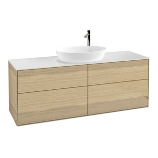 V&B Waschtischunterschrank Finion 160x60cm, Abd.-Pl. wh. matt, Oak Veneer