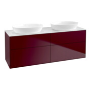 V&B Waschtischunterschrank Finion 160x60cm, Abd.-Pl. wh. matt, Peony Matt