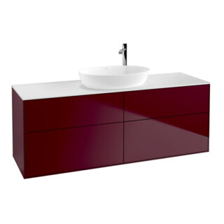 V&B Waschtischunterschrank Finion 160x60cm, Abd.-Pl. wh. matt, Peony Matt