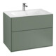 V&B Waschtischunterschrank Finion 79,6x59,1x49,8cm, Oli. m Lac, m Wandbeleuchtung-1