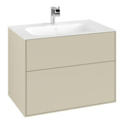 V&B Waschtischunterschrank Finion 79,6x59,1x49,8cm, Silk Grey Matt Lacquer