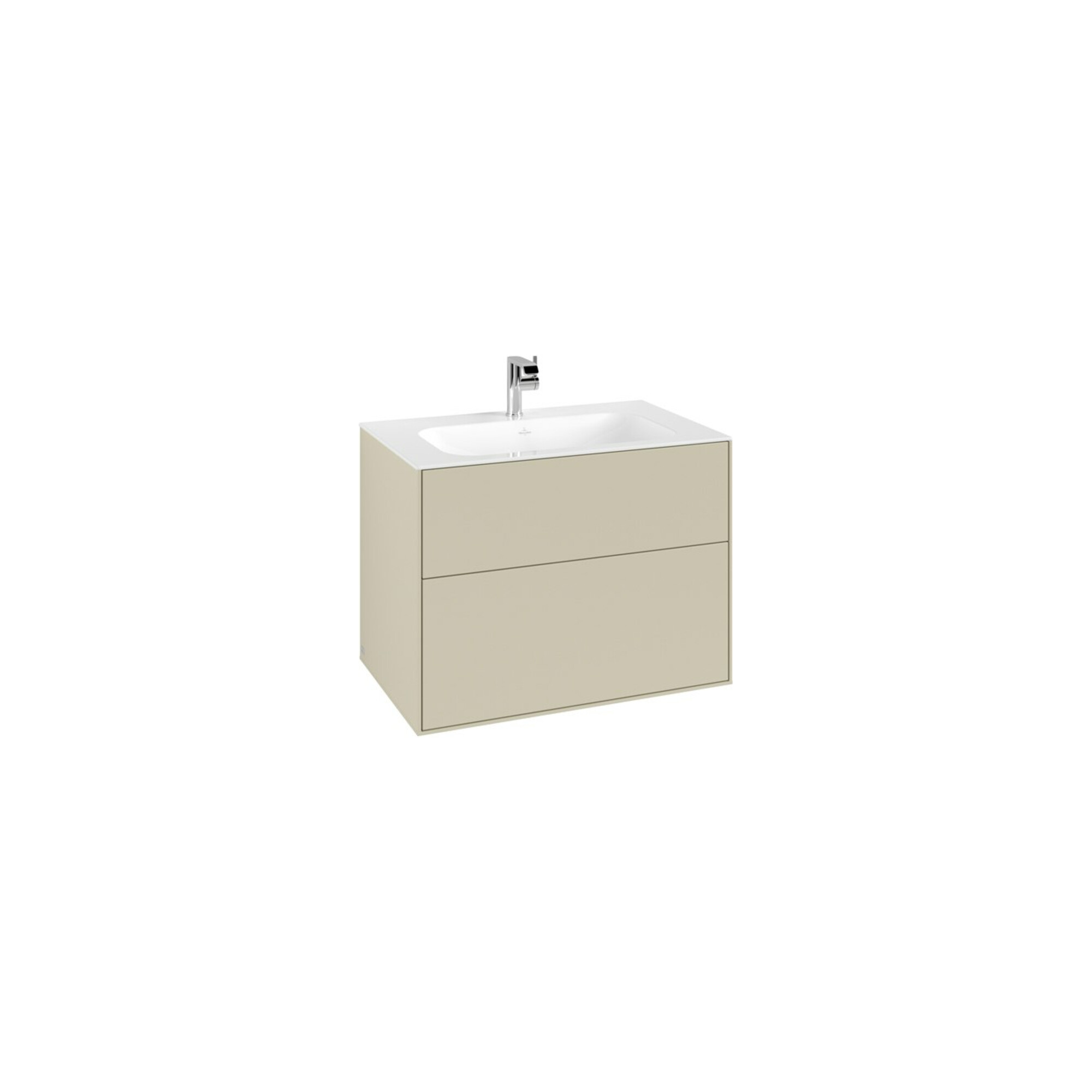 V&B Waschtischunterschrank Finion 79,6x59,1x49,8cm, Silk Grey Matt Lacquer ; Villeroy & Boch
