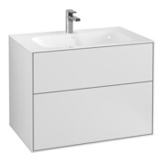 V&B Waschtischunterschrank Finion 79,6x59,1x49,8cm, White matt lacquer