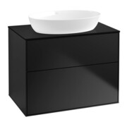 V&B Waschtischunterschrank Finion 80x60,3cm, Abd.-Pl. bla m, bla m lacquer