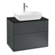 V&B Waschtischunterschrank Finion 80x60,3cm, Abd.-Pl. bla m, md bl. m Lac-1