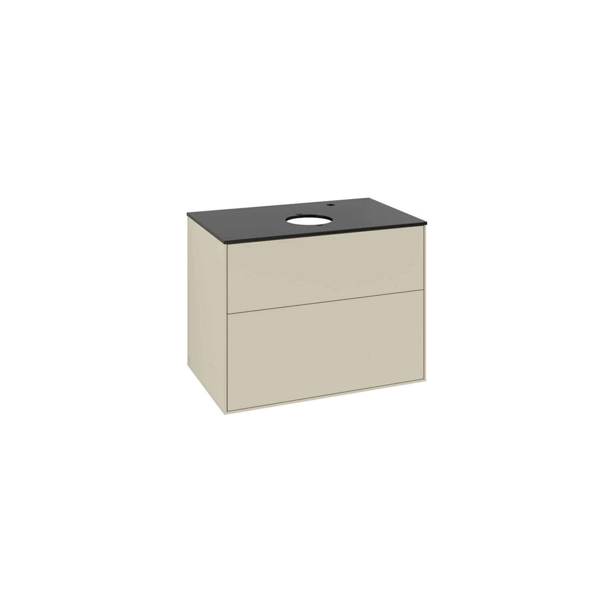 V&B Waschtischunterschrank Finion 80x60,3cm, Abd.-Pl. bla m, si Gr m Lac ; Villeroy & Boch