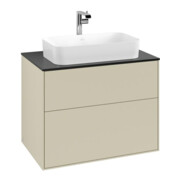 V&B Waschtischunterschrank Finion 80x60,3cm, Abd.-Pl. bla m, si Gr m Lac