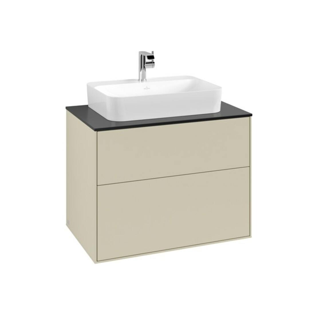 V&B Waschtischunterschrank Finion 80x60,3cm, Abd.-Pl. bla m, si Gr m Lac