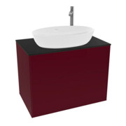 V&B Waschtischunterschrank Finion 80x60,3cm, Abd.-Pl. bla matt, Peony Matt