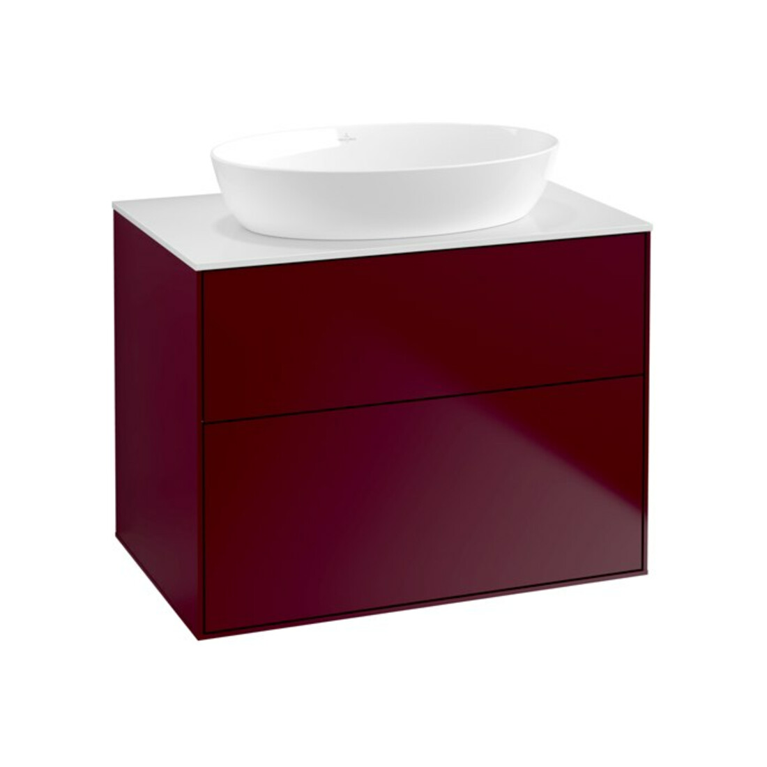 V&B Waschtischunterschrank Finion 80x60,3cm, Abd.-Pl. wh. matt, Peony Matt