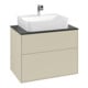 V&B Waschtischunterschrank Finion 80x60,3x50,1cm, Pl bla m, si Gr m Lac-1