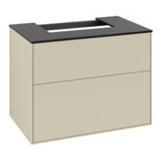 V&B Waschtischunterschrank Finion 80x60,3x50,1cm, Pl bla m, si Gr m Lac-4