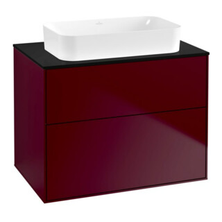 V&B Waschtischunterschrank Finion 80x60,3x50,1mm, Gl. bla Matt, Peony Matt