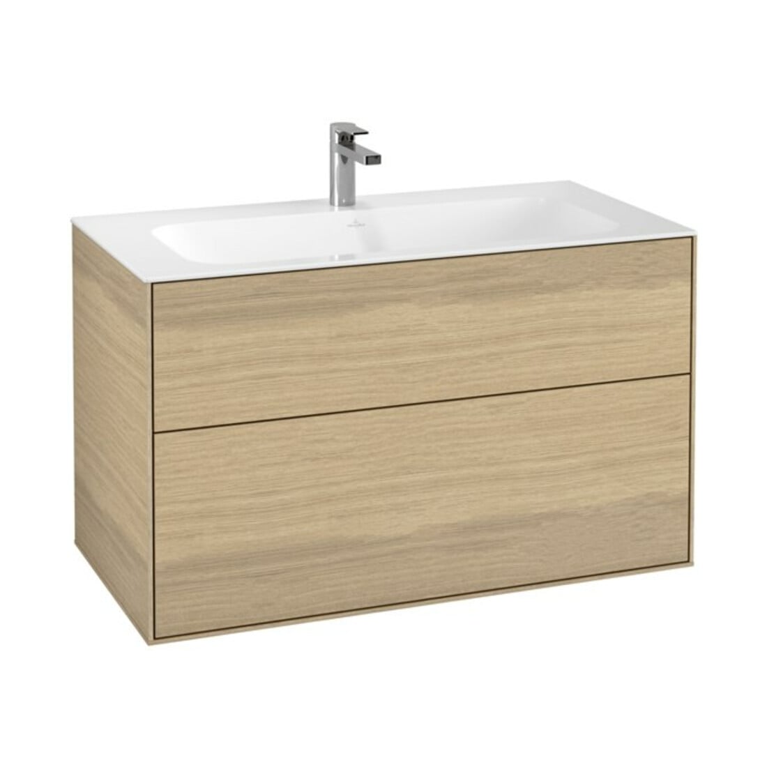 V&B Waschtischunterschrank Finion 99,6x59,1x49,8cm, Oak Veneer