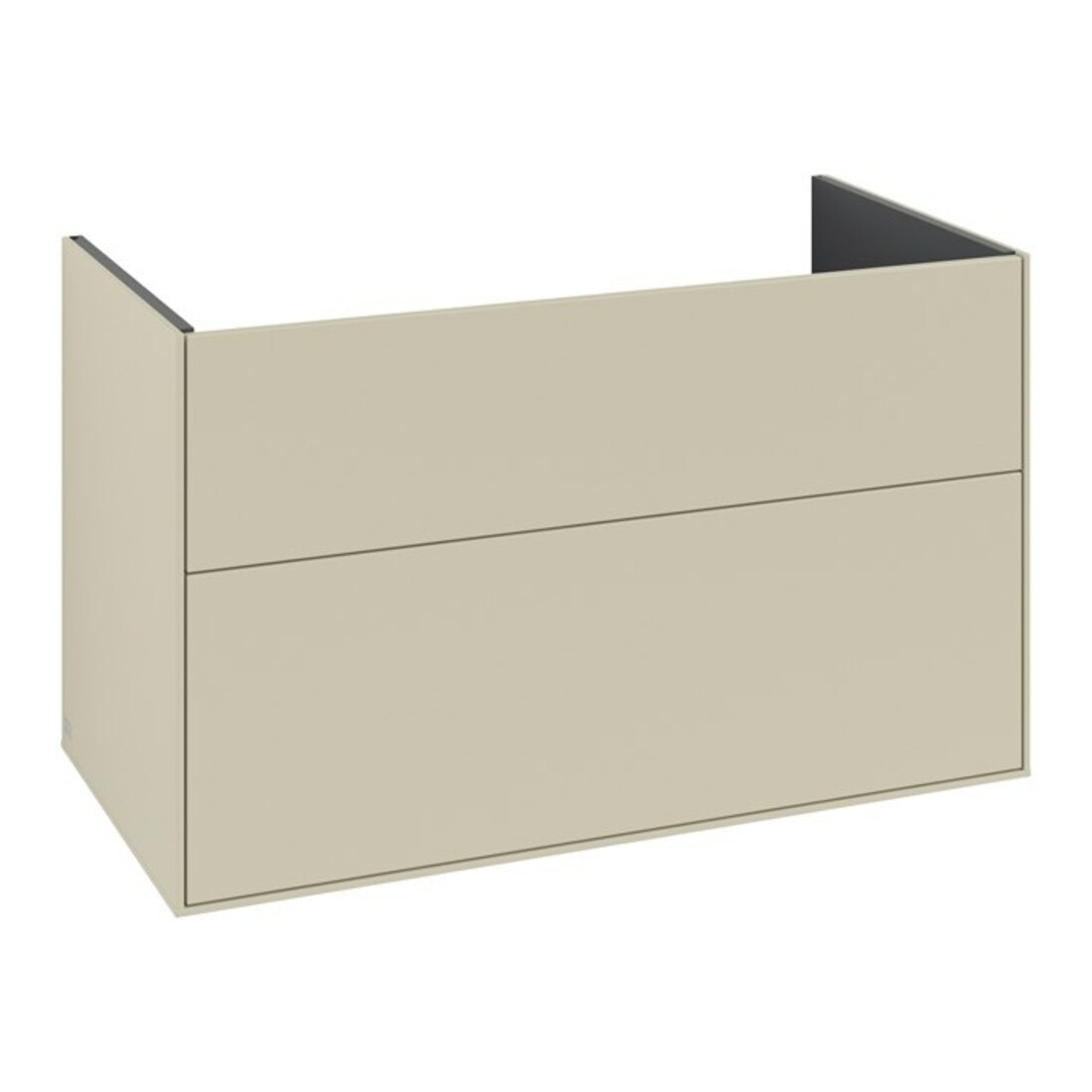 V&B Waschtischunterschrank Finion 99,6x59,1x49,8cm, Silk Grey Matt Lacquer