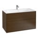 V&B Waschtischunterschrank Finion 99,6x59,1x49,8cm, wal ven, m Wandbeleuchtung-1