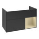 V&B Waschtischunterschrank Finion Reg re si Gr m Lac, Black matt lacquer-1
