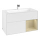 V&B Waschtischunterschrank Finion Reg re si Gr m Lac, White matt lacquer-3