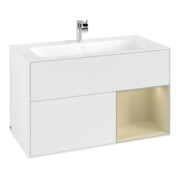 V&B Waschtischunterschrank Finion Reg re si Gr m Lac, White matt lacquer-3