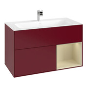 V&B Waschtischunterschrank Finion Reg re si Grey Matt Lacquer, Peony Matt-3