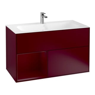 V&B Waschtischunterschrank Finion Regal links Peony, Peony Matt