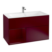V&B Waschtischunterschrank Finion Regal links Peony, Peony Matt