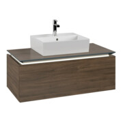 V&B Waschtischunterschrank Legato 100x38x50cm, WT m, m LED, Ariz. Oa