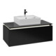 V&B Waschtischunterschrank Legato 100x38x50cm, WT m, m LED, bl ma Lac-1