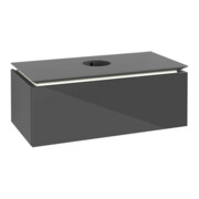 V&B Waschtischunterschrank Legato 100x38x50cm, WT m, m LED, glo Gr