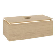 V&B Waschtischunterschrank Legato 100x38x50cm, WT m, m LED, Nord Oa