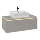 V&B Waschtischunterschrank Legato 100x38x50cm, WT m, m LED, so Gr-1