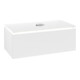 V&B Waschtischunterschrank Legato 100x38x50cm, WT m, m LED, wh. ma-1