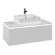 V&B Waschtischunterschrank Legato 100x38x50cm, WT m, m LED, wh. ma-3