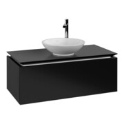 V&B Waschtischunterschrank Legato 100x38x50cm, WT mitt., bl Matt Lacquer