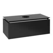 V&B Waschtischunterschrank Legato 100x38x50cm, WT mitt., bl Matt Lacquer