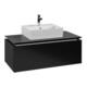 V&B Waschtischunterschrank Legato 100x38x50cm, WT mitt., bl Matt Lacquer-3