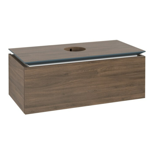 V&B Waschtischunterschrank Legato 100x38x50cm, WT mittig, Arizona Oak