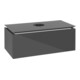 V&B Waschtischunterschrank Legato 100x38x50cm, WT mittig, Glossy Grey-1