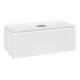 V&B Waschtischunterschrank Legato 100x38x50cm, WT mittig, Glossy White-3