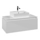 V&B Waschtischunterschrank Legato 100x38x50cm, WT mittig, Glossy White-1