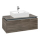 V&B Waschtischunterschrank Legato 100x38x50cm, WT mittig, Stone Oak-1