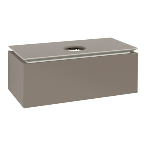 V&B Waschtischunterschrank Legato 100x38x50cm, WT mittig, Truffle Grey
