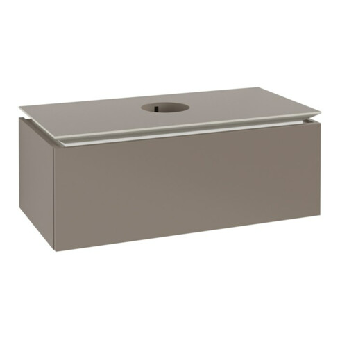V&B Waschtischunterschrank Legato 100x38x50cm, WT mittig, Truffle Grey