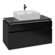 V&B Waschtischunterschrank Legato 100x55x50cm, WT m, m LED, bl ma Lac-1
