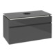 V&B Waschtischunterschrank Legato 100x55x50cm, WT m, m LED, glo Gr-1