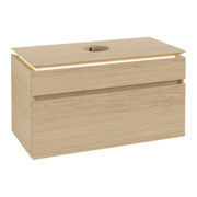 V&B Waschtischunterschrank Legato 100x55x50cm, WT m, m LED, Nord Oa