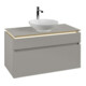 V&B Waschtischunterschrank Legato 100x55x50cm, WT m, m LED, so Gr-3